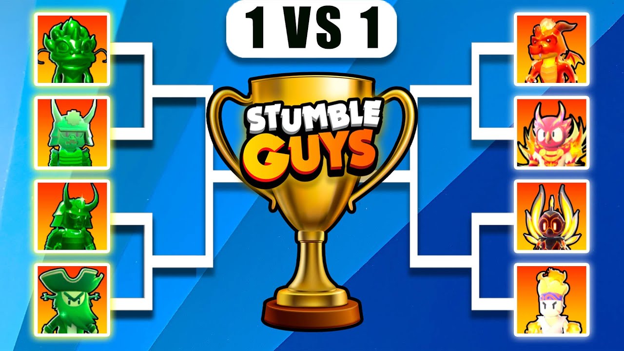 GREEN SPECIAL vs FIRE Skins Tournament in Stumble Guys🔥