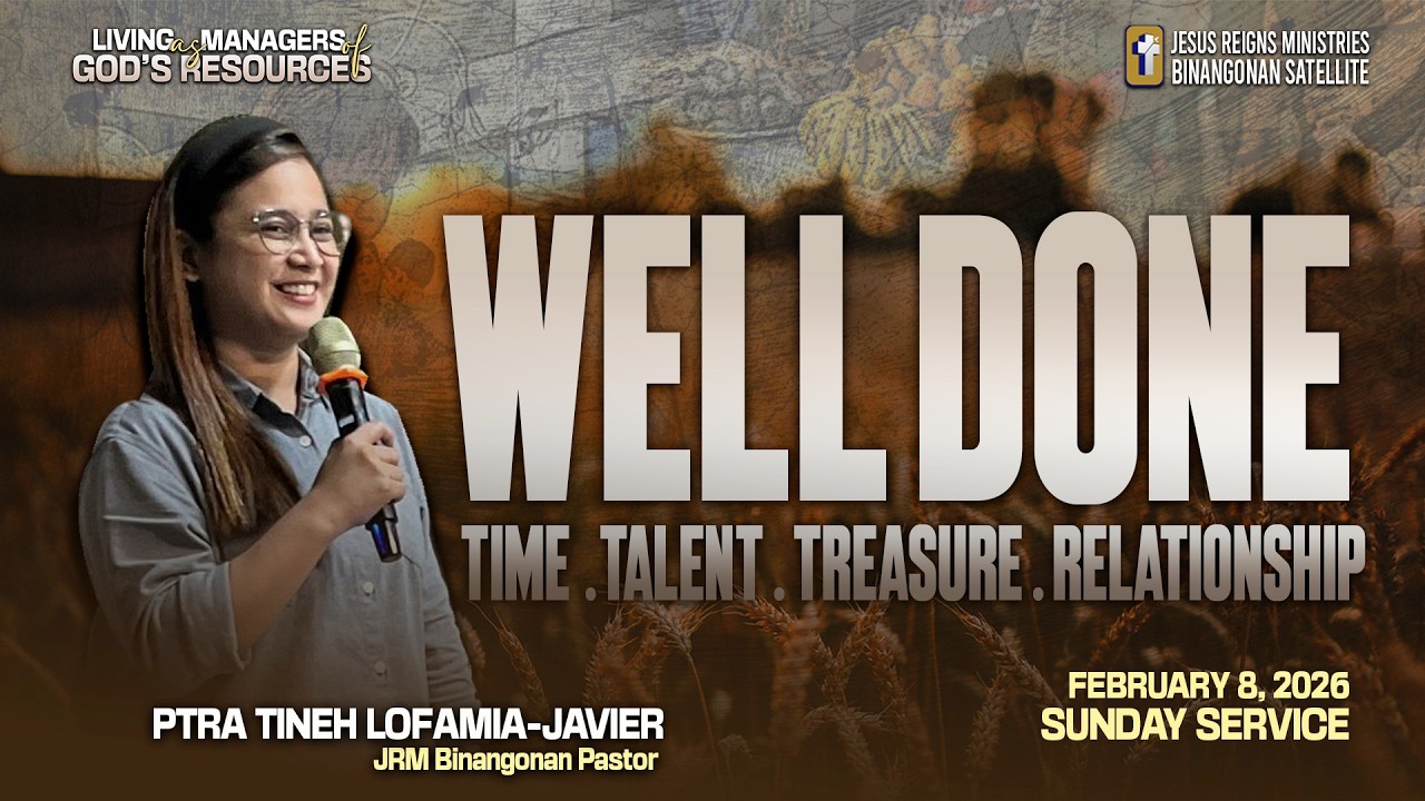 WELL DONE | Pastora Tineh Lofamia-Javier
