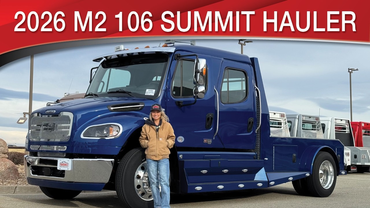 Лучший грузовик для буксировки: Freightliner M2 106 Plus Model Summit Hauler 2025 года выпуска.