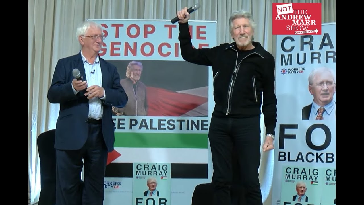 Roger Waters joins Craig Murray in Blackburn