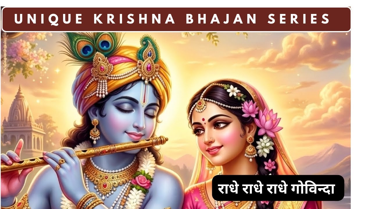 Relaxing Radhe Radhe Govind Bhajan:  24/7 जाप 