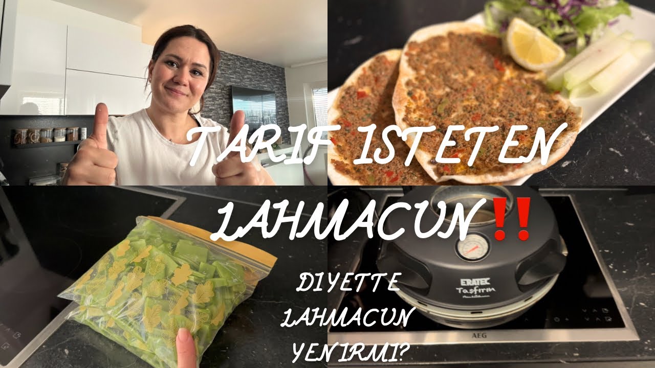 SOHBET EDİYORUZ| DİYETTE LAHMACUN| BAÇİKOLAR NEREEDEEE #keşfet #yemek