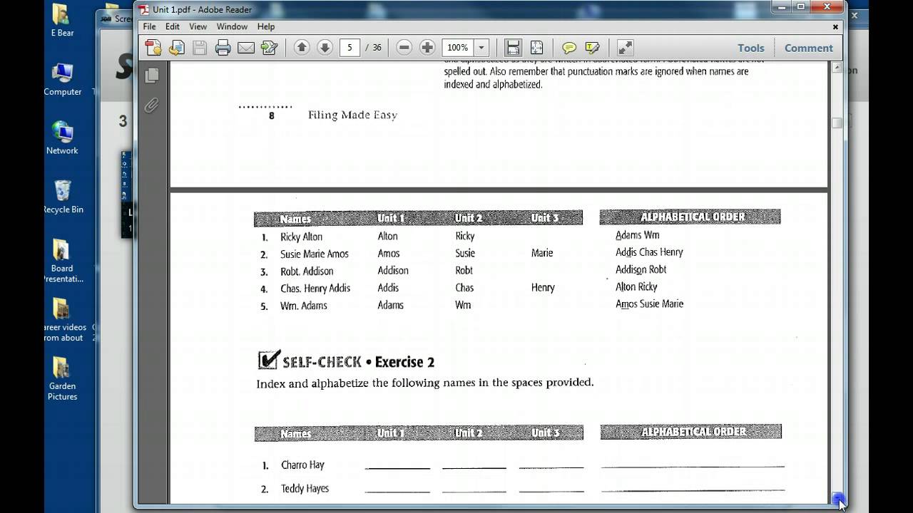 Filing Made Easy Unit 1 Section1