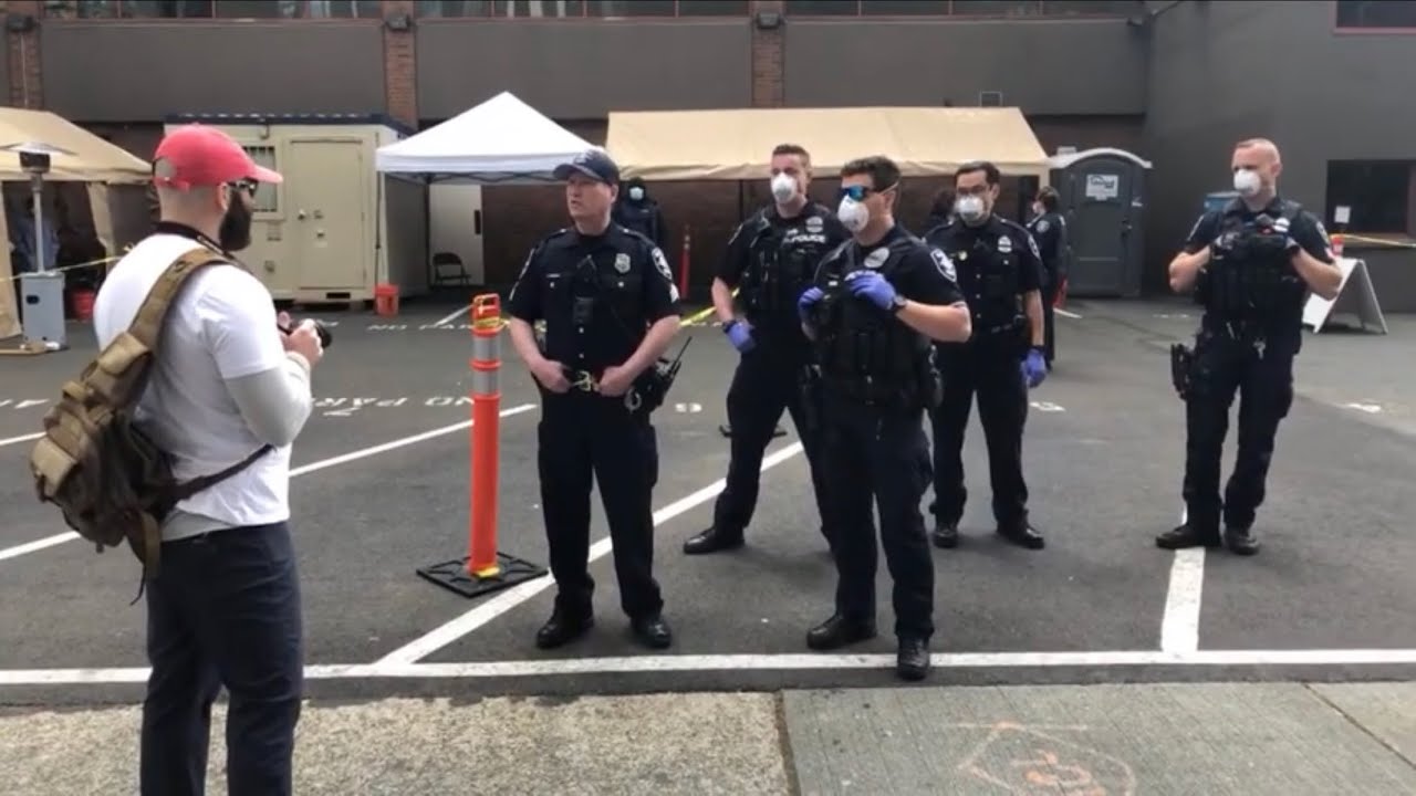 Incredible: WE WERE SWARMED BY AN ARMY OF COPS ON PUBLIC PROPERTY First Amendment Audit ATU-AUSA