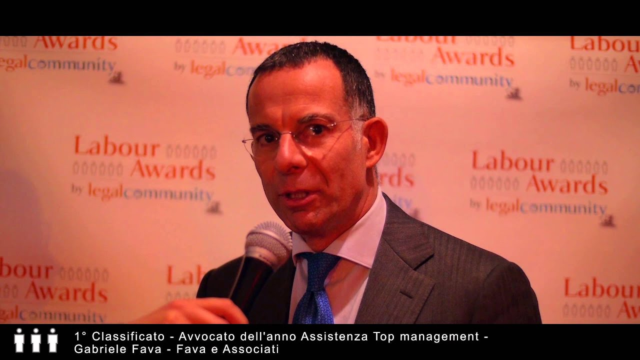 Labour Awards 2013 - Gabriele Fava