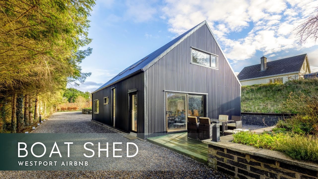 Boat Shed. Airbnb. Westport. Ireland