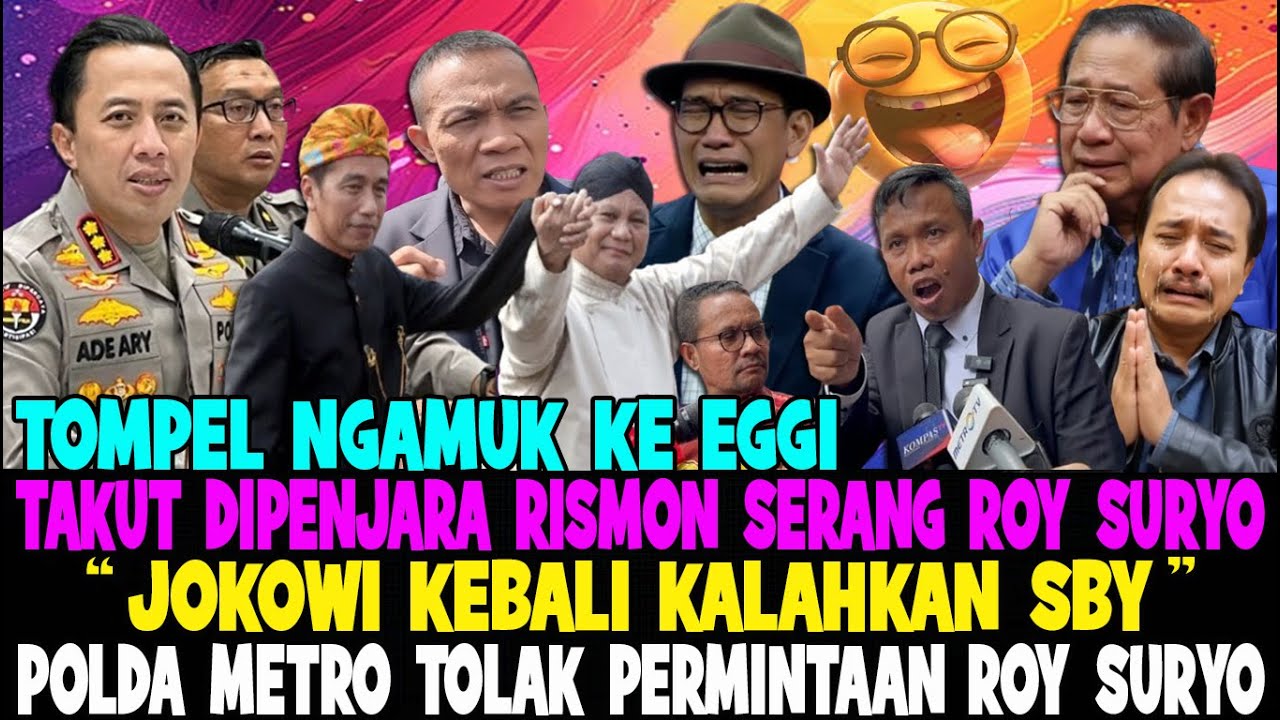 GEGER..!! TAKUT DIPENJARA RISMON SERANG ROY 😂 POLDA TOLAK PERMINTAAN REFLY 😂 JOKOWI KALAHKAN SBY 😱