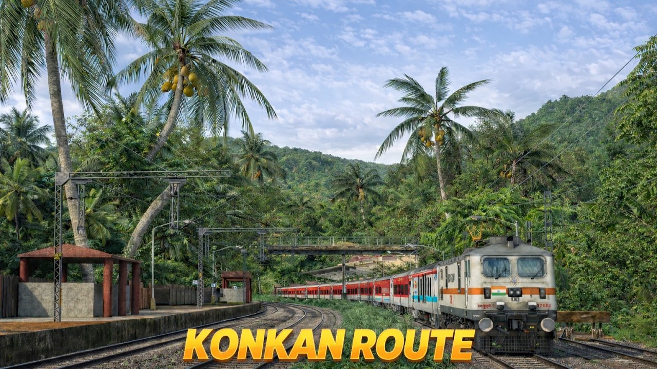 KONKAN ROUTE JOURNEY IN DURONTO EXPRESS | INDIAN RAILWAYS TRAIN SIMULATOR | MSTS | OPEN RAILS