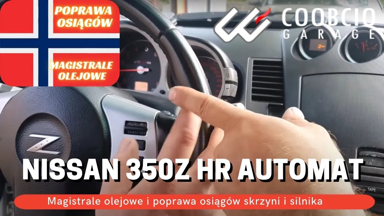 Nissan 350Z HR Automat - Magistrale olejowe + odmulenie Automatycznej skrzyni bieg&oacute;w + chiptunig MOC