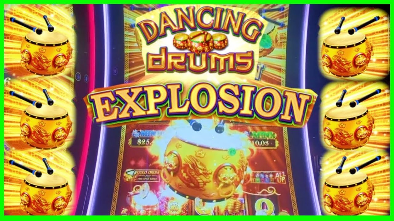 GOLD DRUM BONUS! The KING of DANCING DRUMS EXPLOSION!