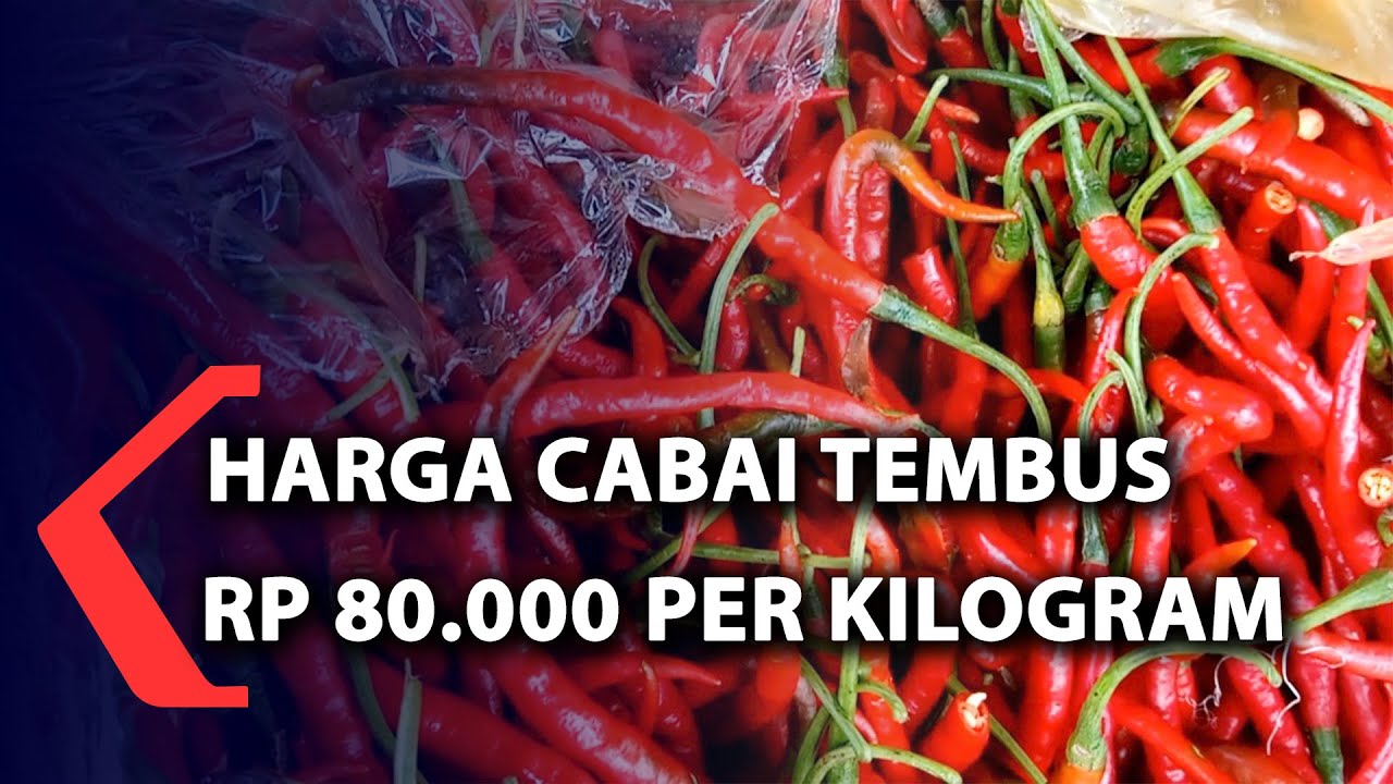 Harga Cabai Tembus Rp 80.000 Per Kilogram