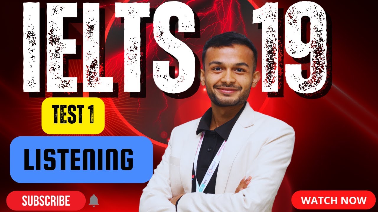 Cambridge IELTS 19 | Тест 1 | Тест на аудирование #elopeeth #ielts #ieltspreparation