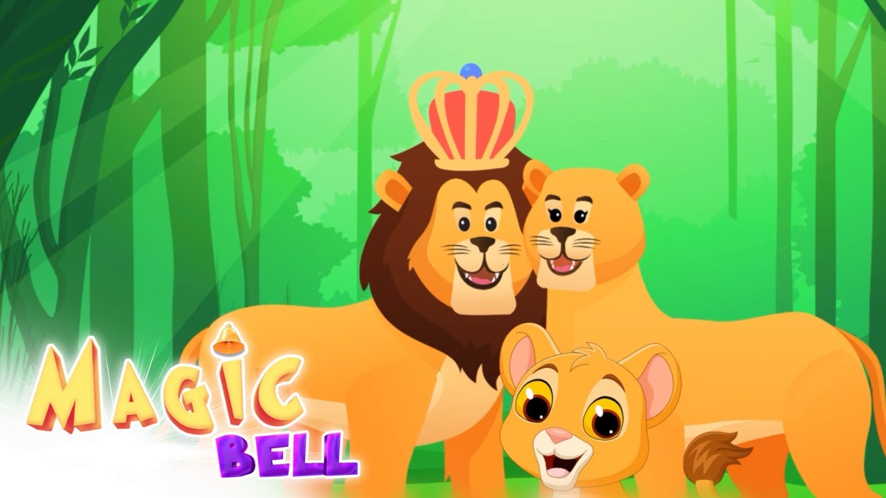 Little Lion 🦁- Magic Bell - Kids Songs