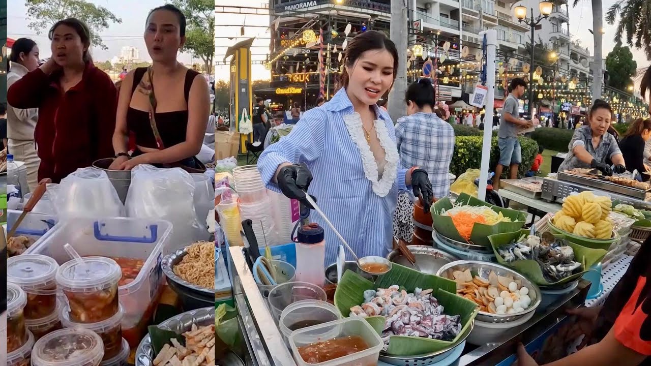 WONDERFUL! Cambodian Street Food Tour! Phnom Penh City - Cambodia Food Market Collection 2026