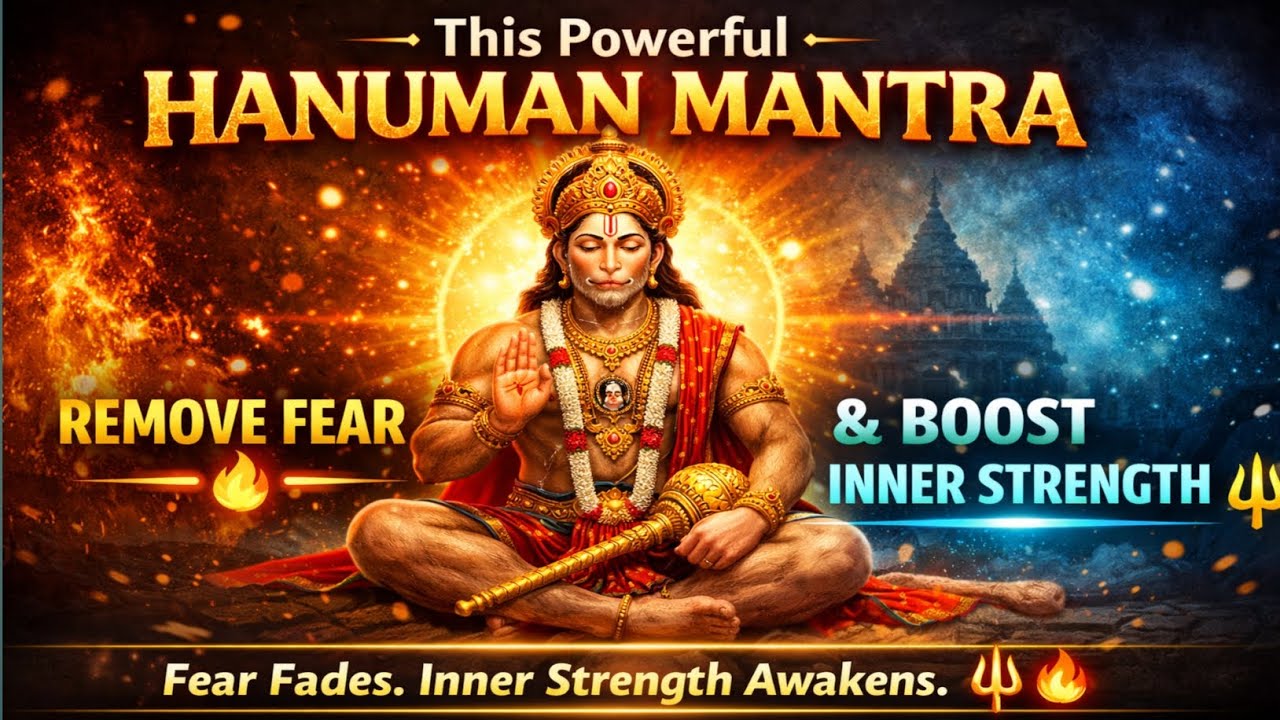 Powerful Hanuman Mantra for Strength, Protection & Fearlessness 🔱