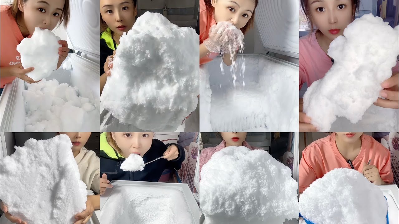 ✨HER SOLO✨/ ONLY BITES / FREEZER FROST EATING AND SCRAPING / WHITE ICE EATING