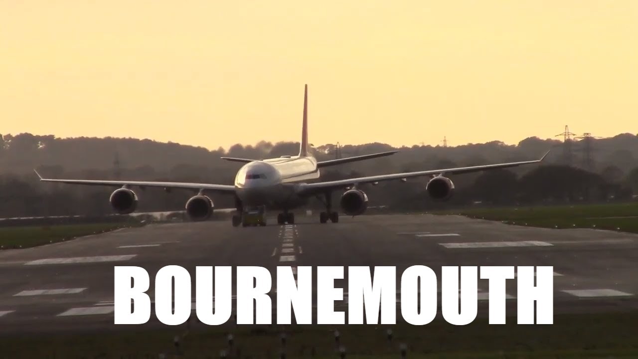 Bournemouth Airport Plane Spotting Friday 9th November AFCB Departure and Jet2 Arrivals