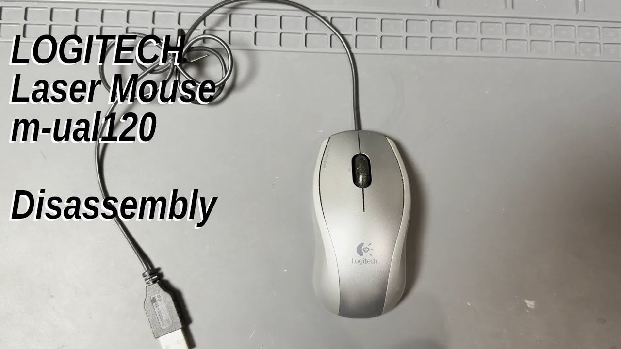 Разборка лазерной мыши Logitech m-ual120
