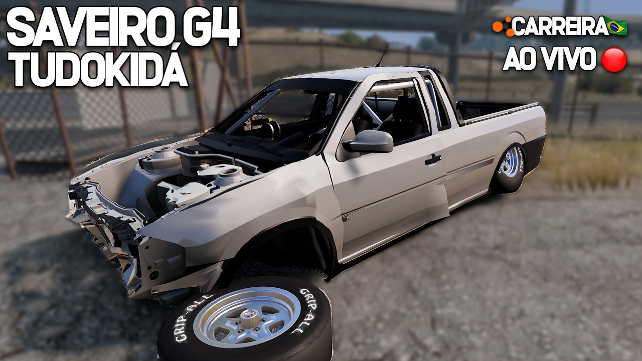 DIA DE MONTAR A SAVEIRO G4 TUDOKIDA! 🔴 | BeamNG Carreira