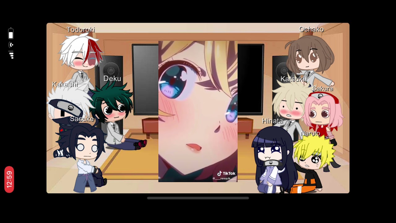 Mha and Team 7 react to Y/N || +Hinata || Part 2 || Y/N Harem ||