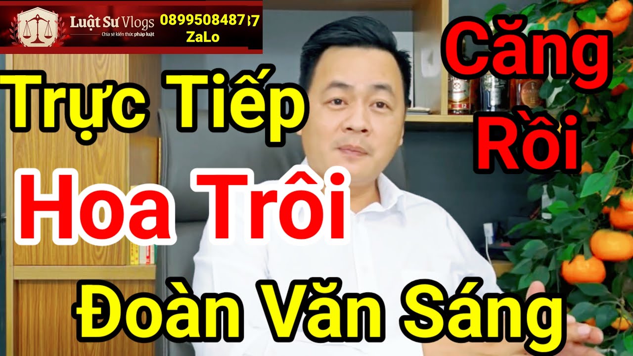 🔴 Đoàn Văn Sáng Có Liên Quan Hoa Trôi Và Nguyễn Xuân Đạt ? Luật Sư Vlogs
