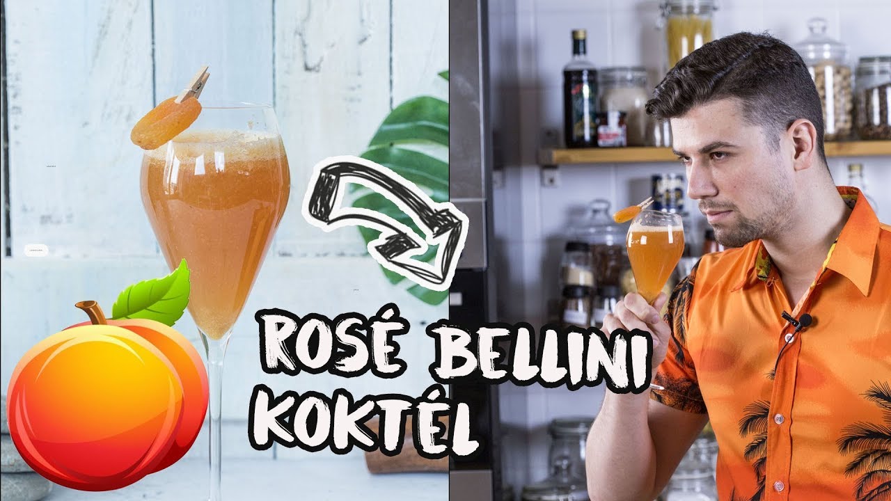 Rosé Bellini koktél