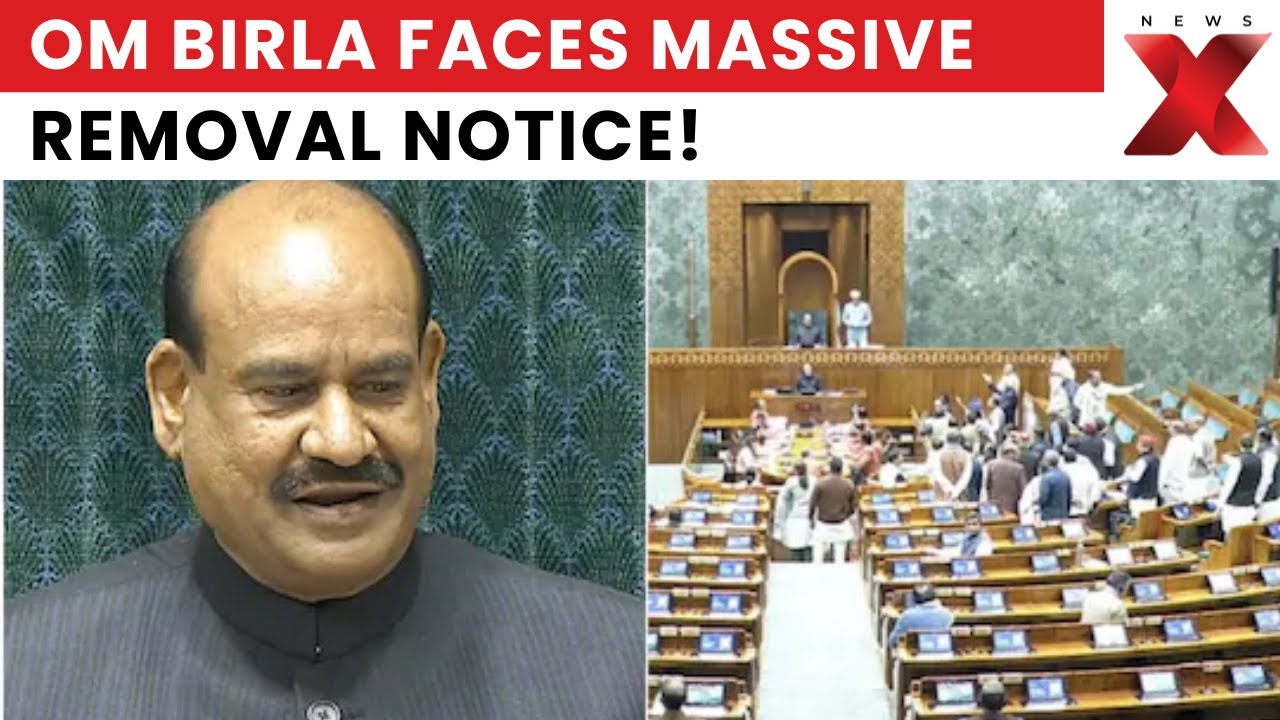 Parliament Drama Escalates: Opposition Files No-Confidence Motion Against Om Birla | NewsX