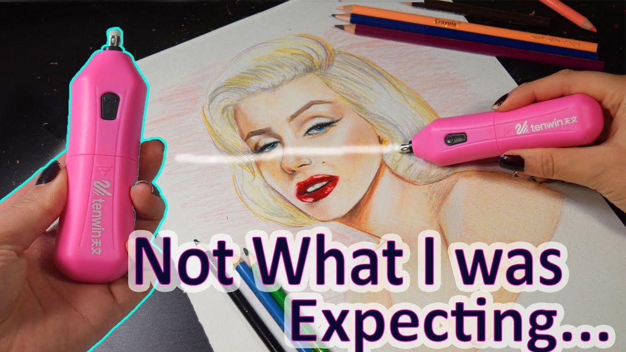 ARE YOU FOR REAL RIGHT NOW?..Testing out an ELECTRIC Eraser