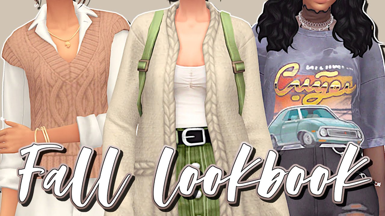 The Sims 4 | FALL LOOKBOOK 2022 🍂 | + Links