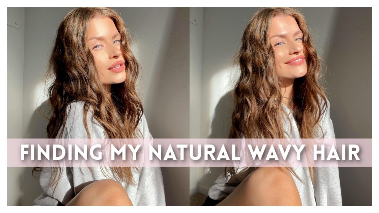 STYLING MY NATURAL WAVY HAIR | I didn't know my hair was wavy