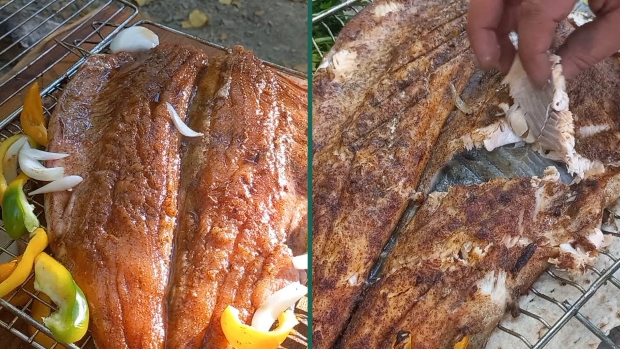 Fish kebab _salmon fish kebab in 10 minutes _ grilled salmon fish_easy and  fast grilled fish