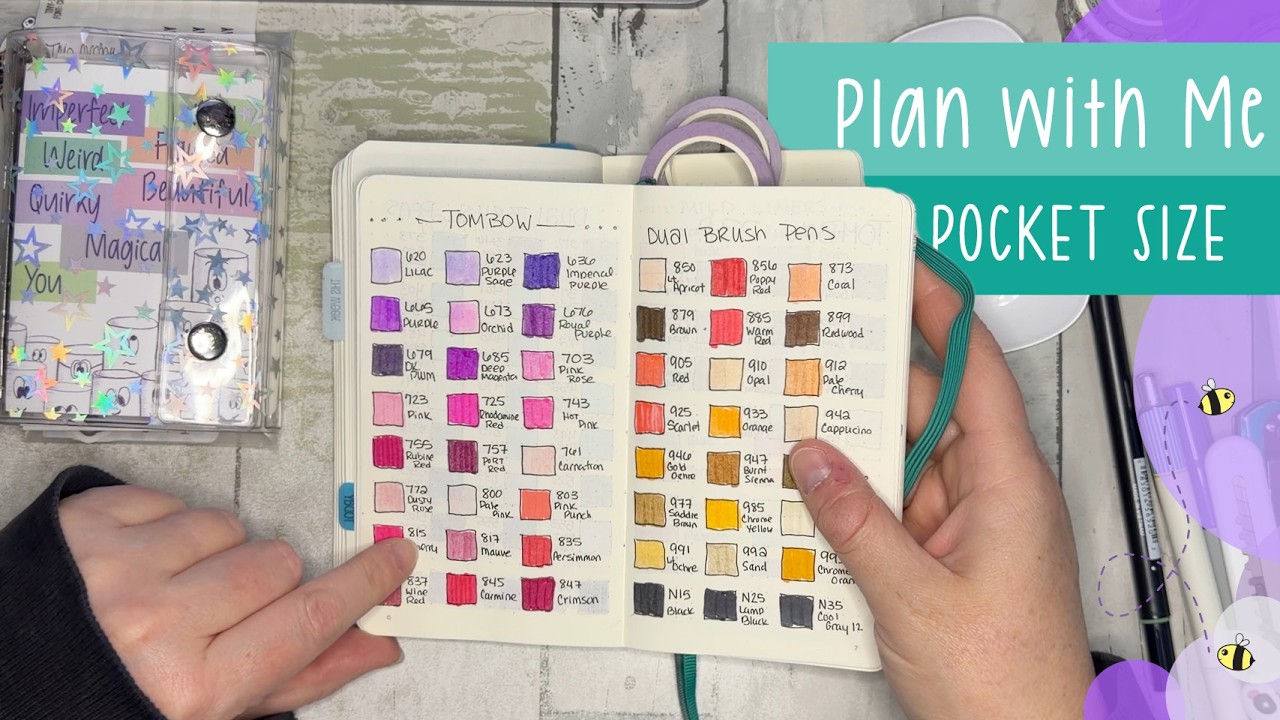 Еженедельная организация ежедневника Pocket Bullet Journal | Не меняйте то, что работает