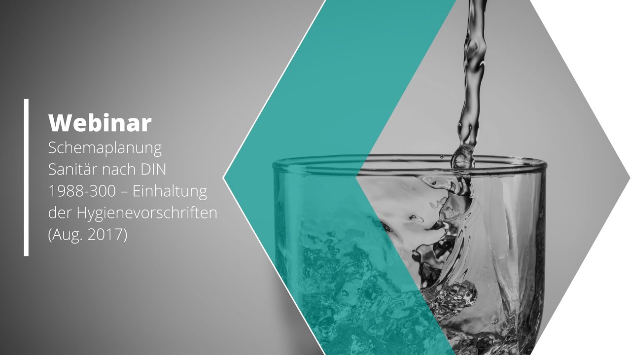 Schemaplanung Sanitär vor dem Hintergrund der Trinkwasserhygiene nach DIN 1988 300