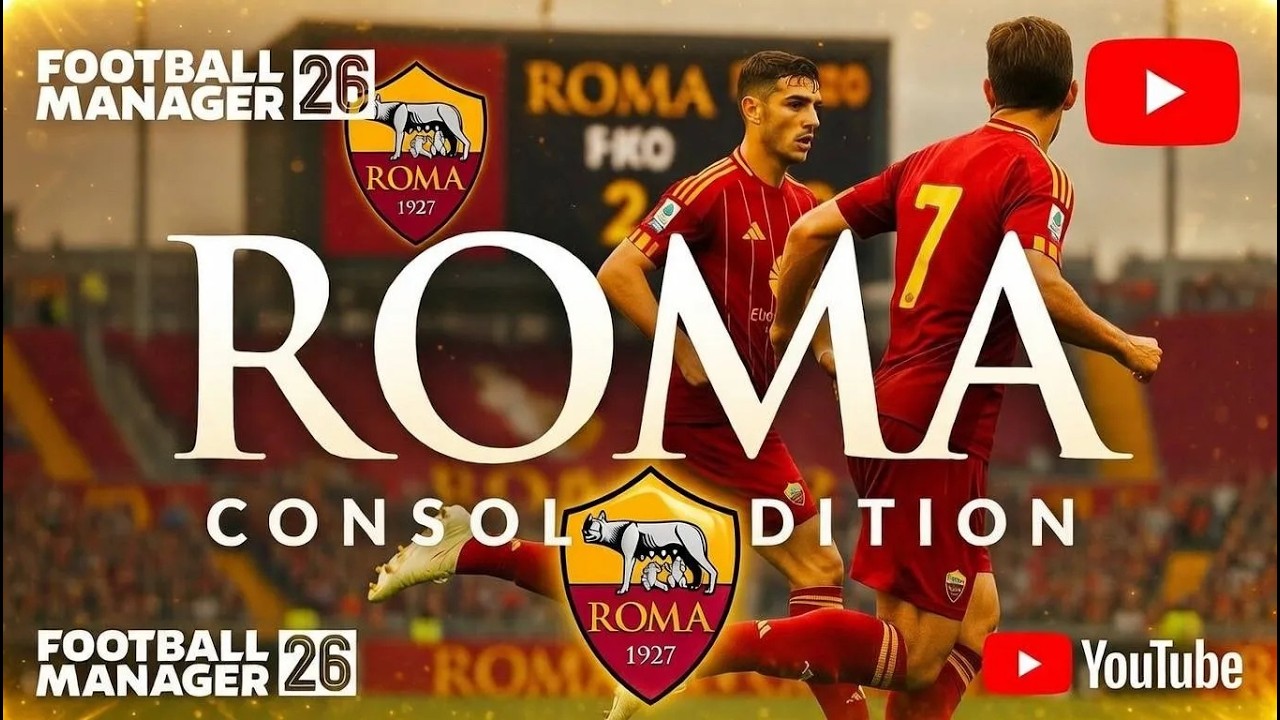 4K 60fps FM26 Console | Journeyman Save | ROMA REBUILD #FM26