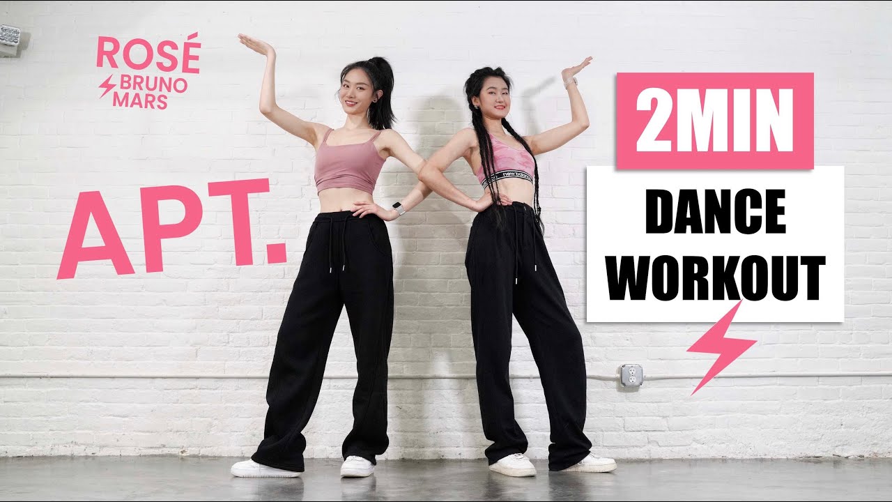 2 MIN ROSÉ & Bruno Mars - APT. FULL BODY DANCE WORKOUT | FAT BURNER