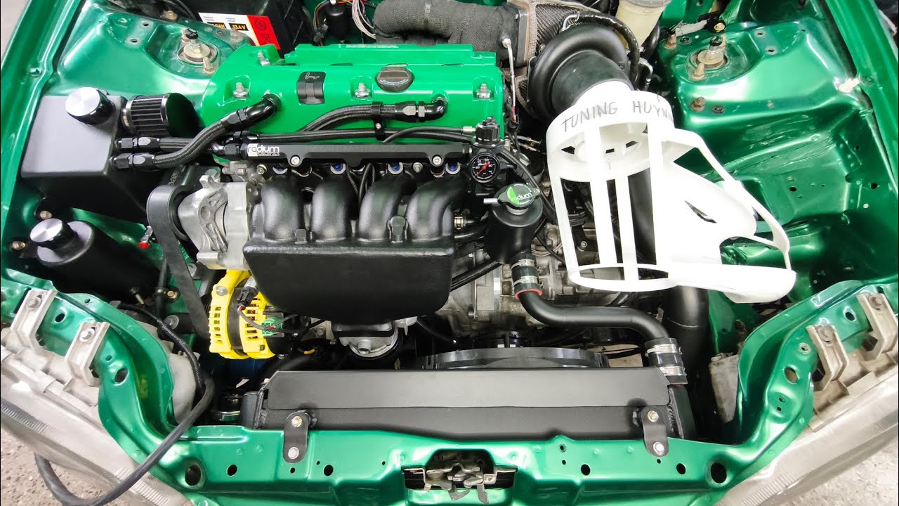 Honda Civic K24 turbo DQ500 AWD Финальные работы 