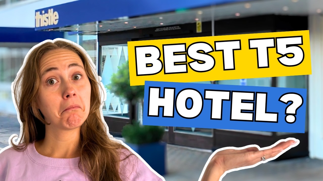 Is this Heathrow's BEST Hotel? | Thistle Heathrow Terminal 5 Review