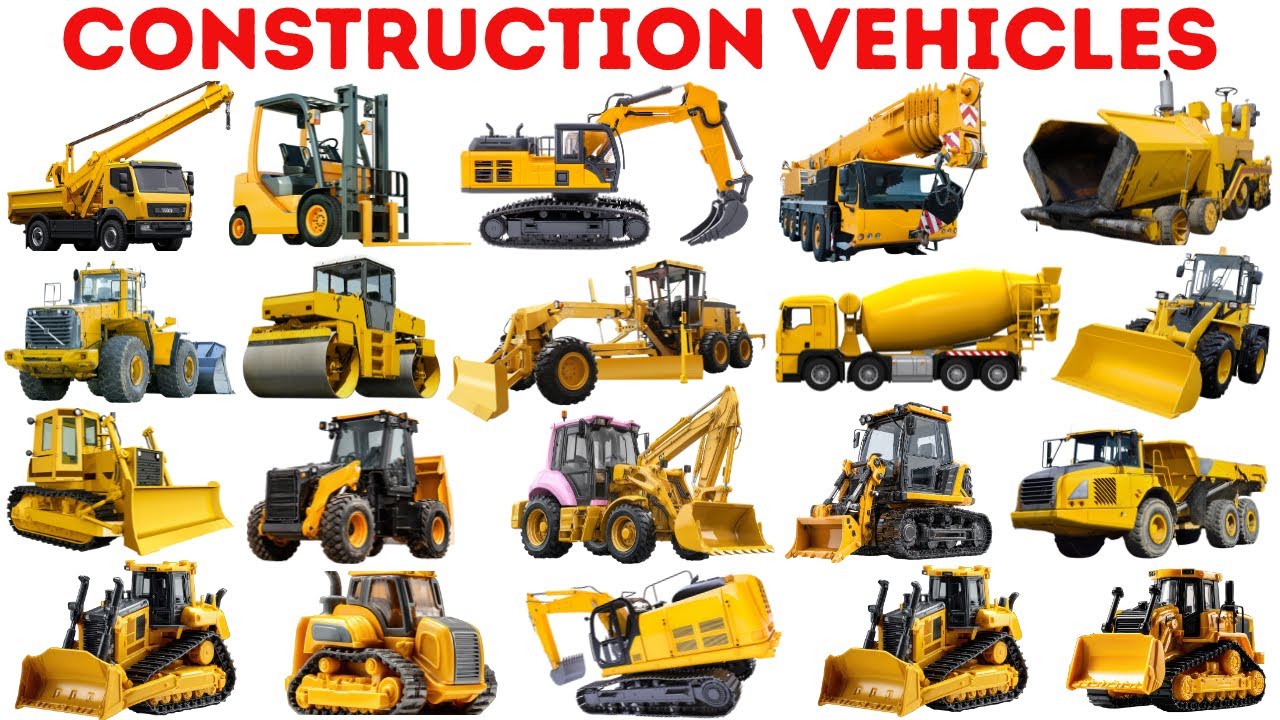 Construction Vehicles for Kids | Fun Learning Song!