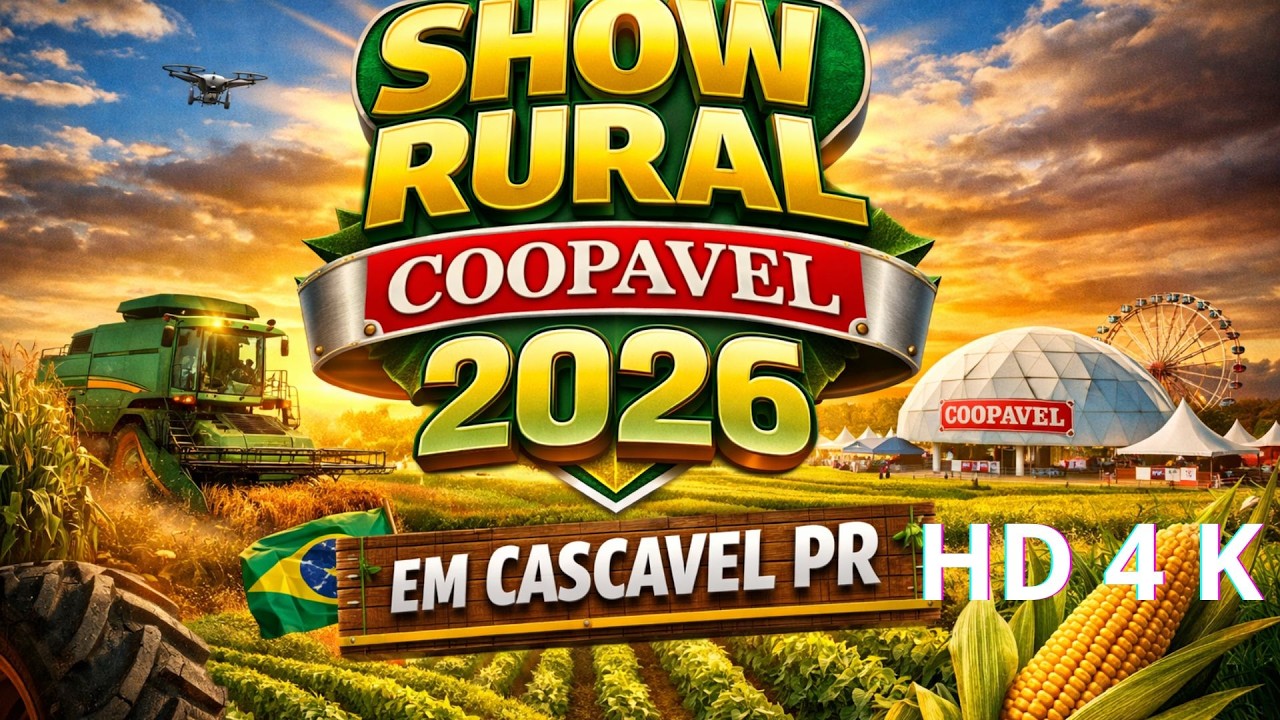 🌽🚜A Maior Feira do Brasil 🌽 | Show Rural Coopavel 2026 em Cascavel Pr🚜