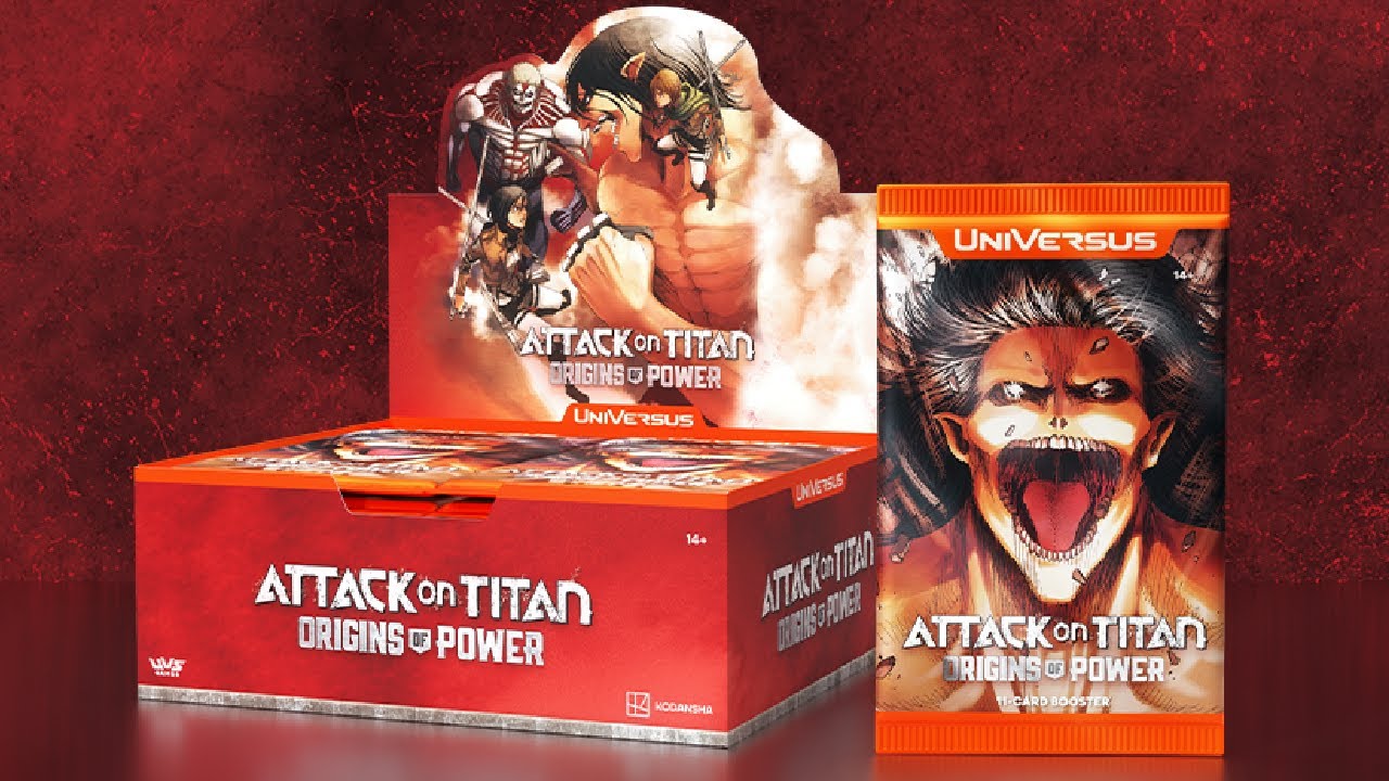 Attack on Titan Origins of Power Booster Box Opening!!!