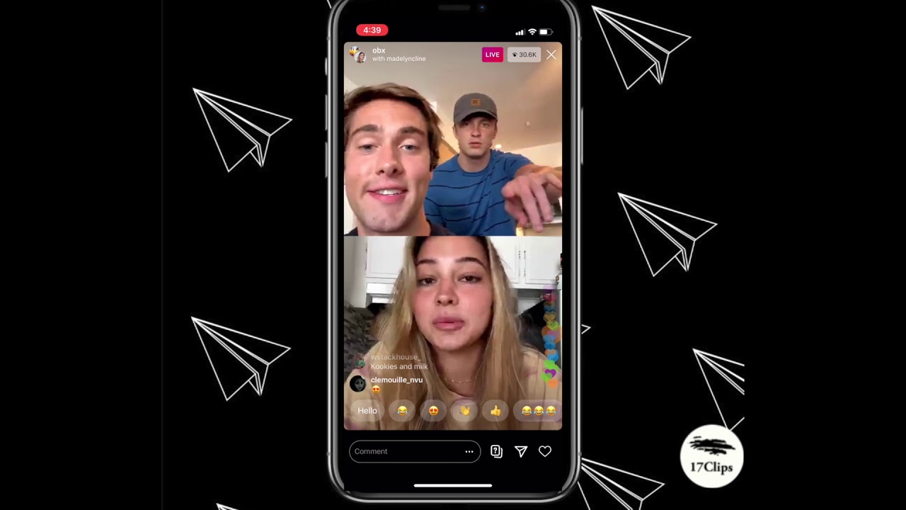 Madelyn Cline, Austin North, Drew Starkey and Nick Cirillo From Outer Banks On IG Live! (5/8/20)