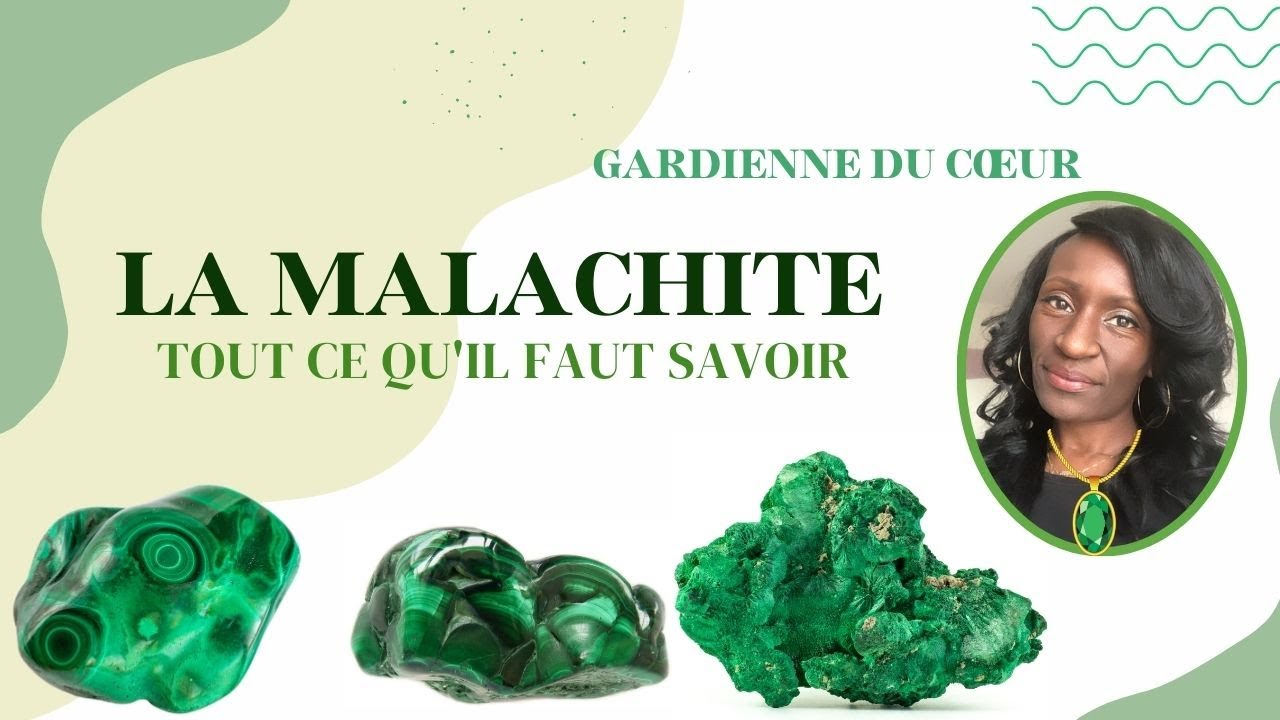 La malachite: Pierre royal et glorieuse et gardienne du cœur #malachite