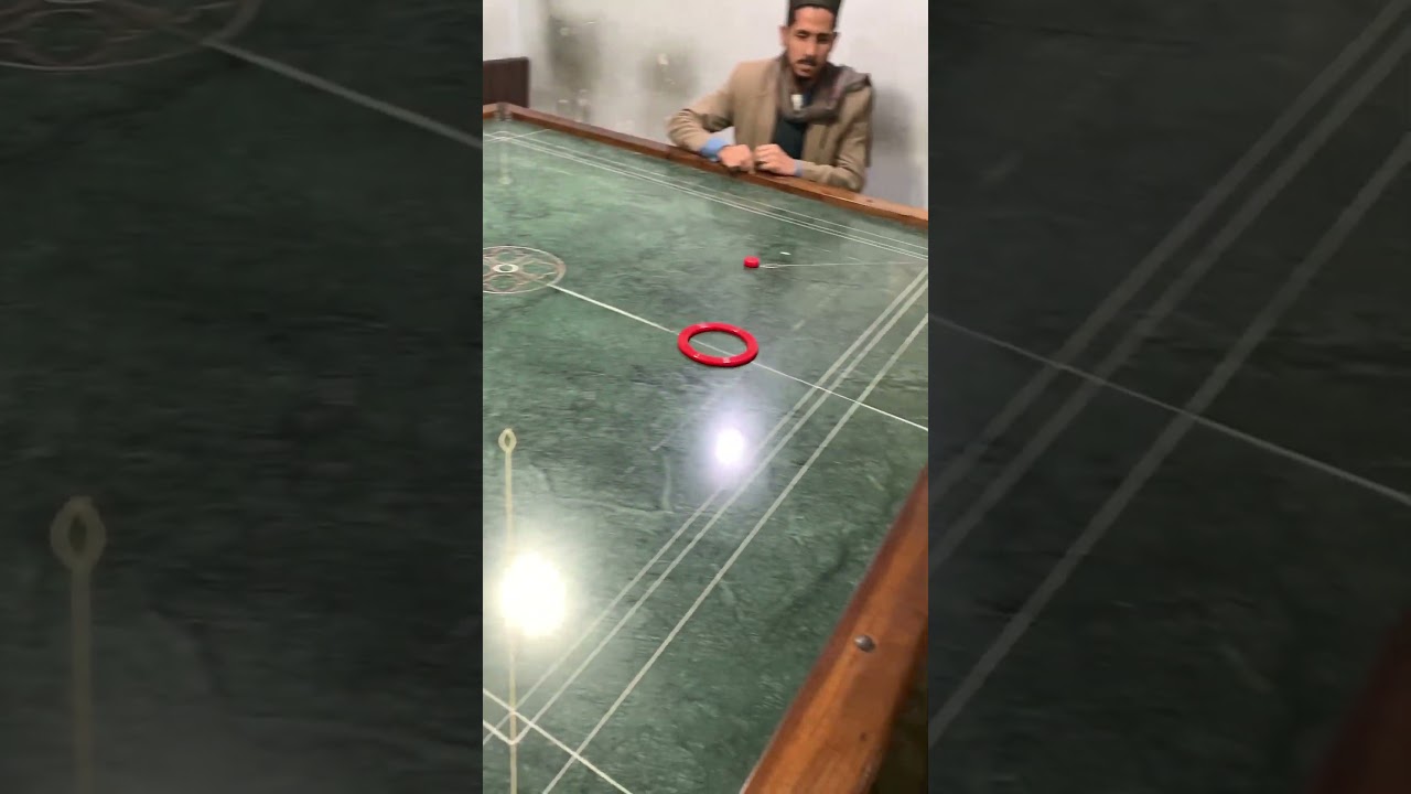 Mind-Blowing Carrom Shot!This unexpected queen pot was pure magic!#Unbelievable Genius Move#shorts