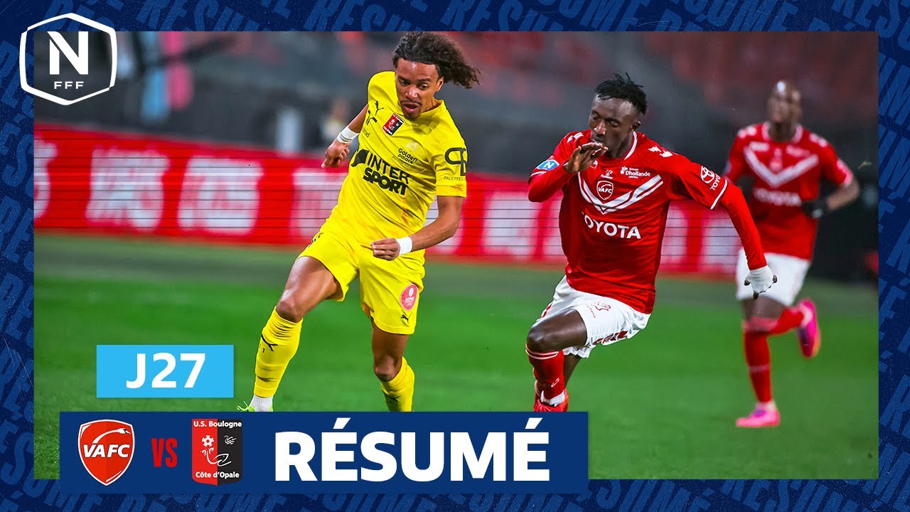 J27 I Valenciennes FC– US Boulogne CO (2-3), le résumé I National FFF 2024-2025