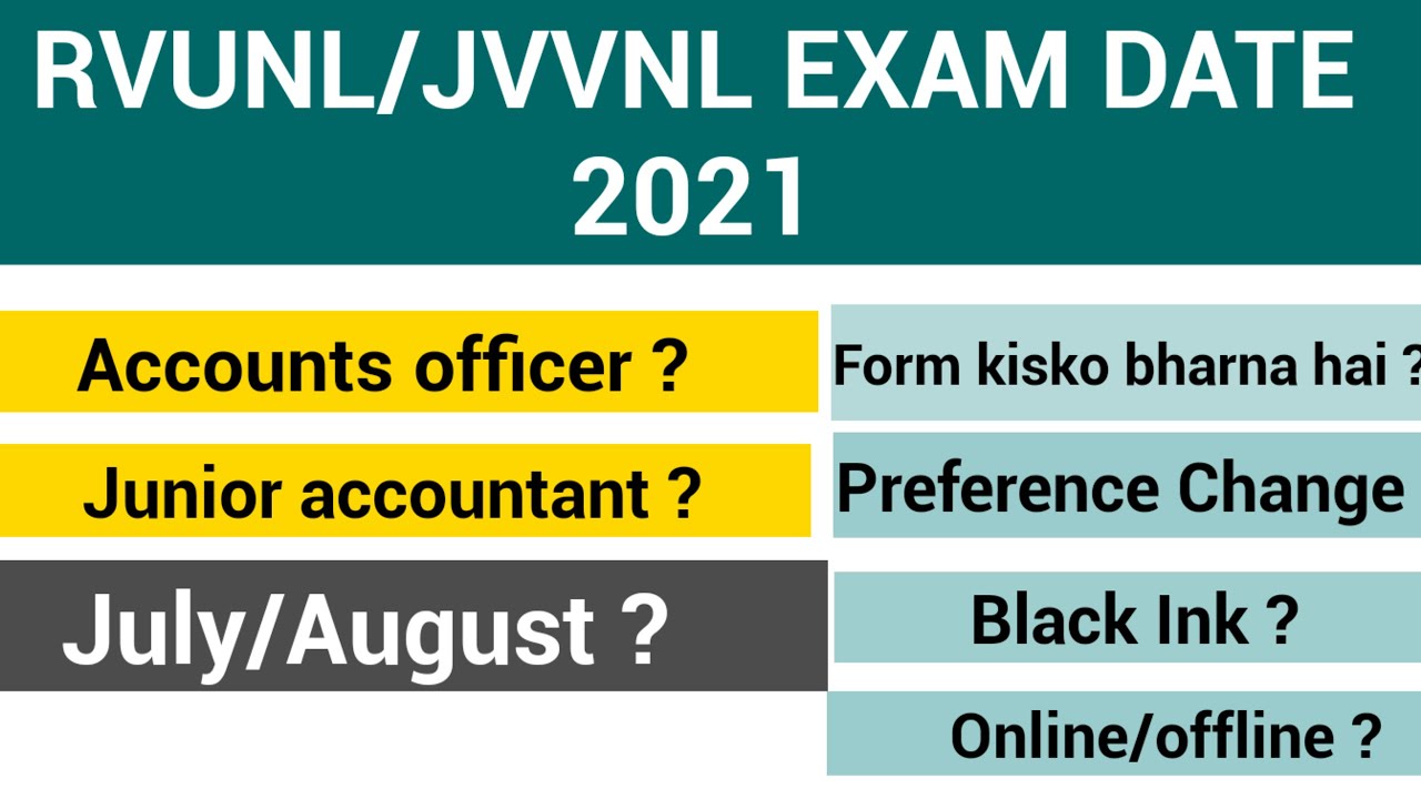 RVUNL/JVVNL EXAM DATE 2021 || RVUNL/JVVNL GK || RVUNL EXAM FORM REOPEN CONFUSION