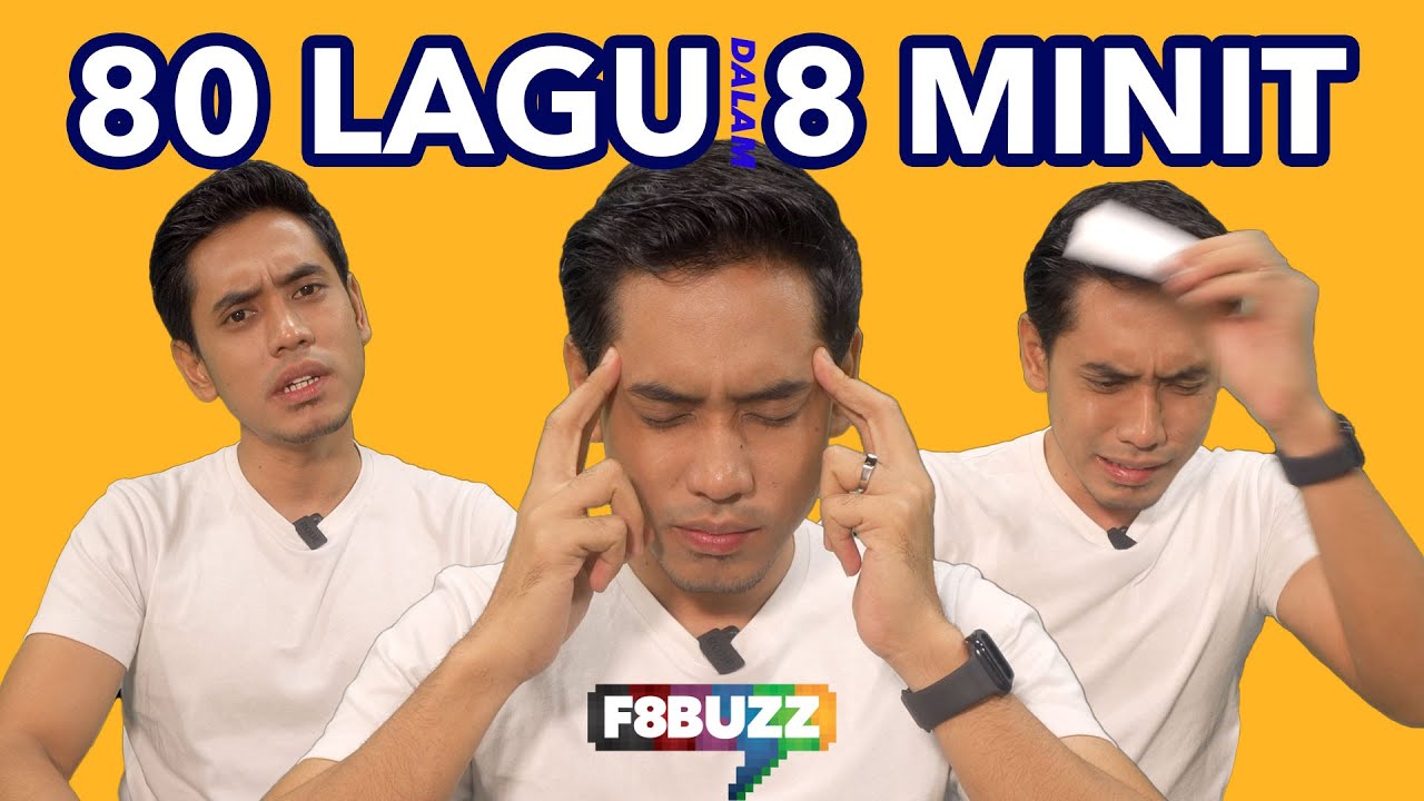 Khai Bahar Nak Menangis Cuba Nyanyi 80 Lagu Dalam 8 Minit • Edisi Raya