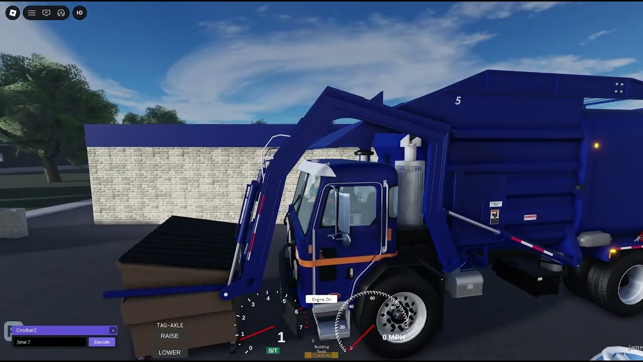 Ex Blue Disposal Services Peterbilt 520 Amrep Front Loader
