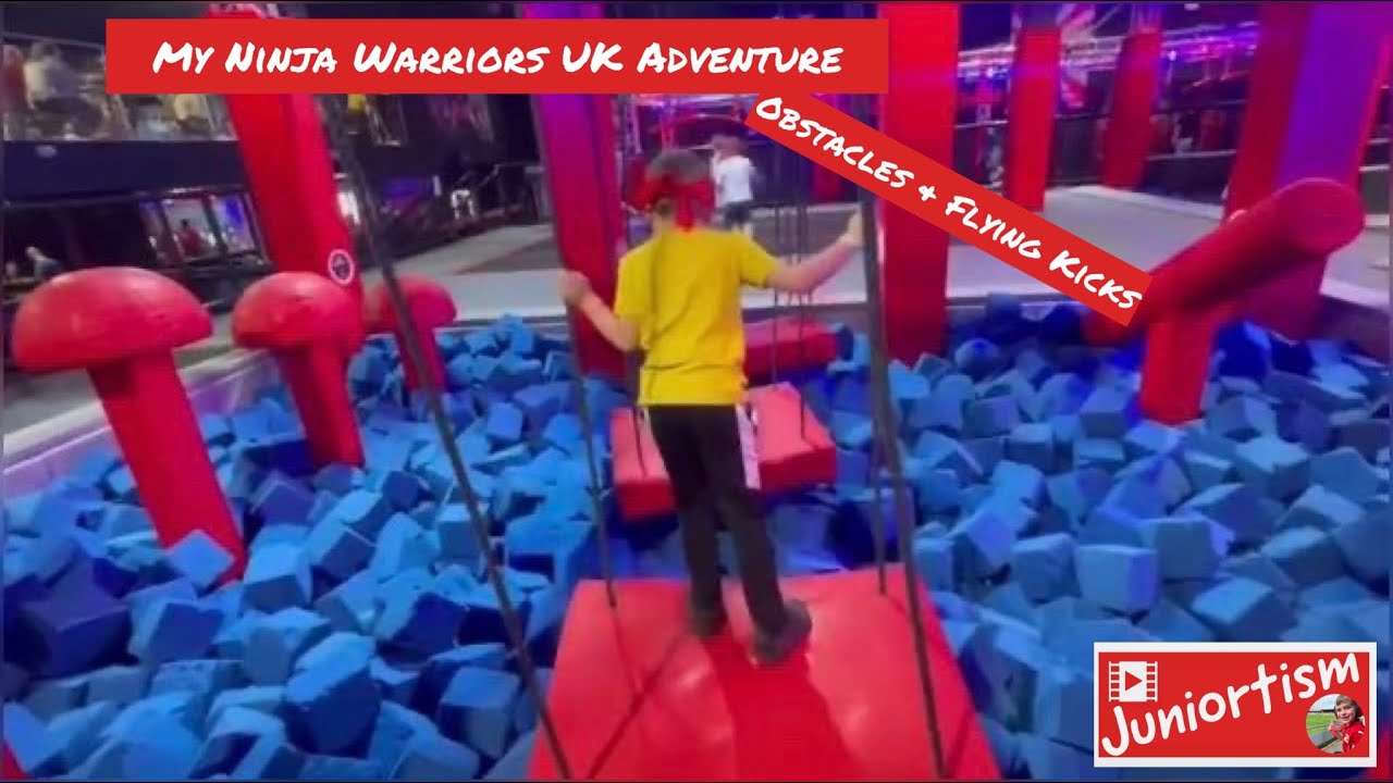 Juniortism - My Ninja Warriors UK Adventure - Obstacles & Flying Kicks