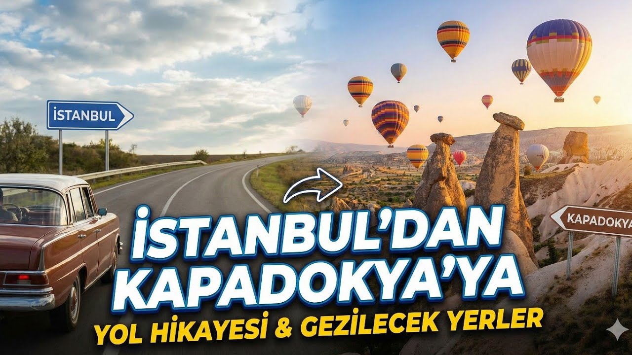 İstanbul'dan Kapadokya'ya Yol Hikayesi | Kapadokya Gezilecek Yerler & Gezi Rehberi