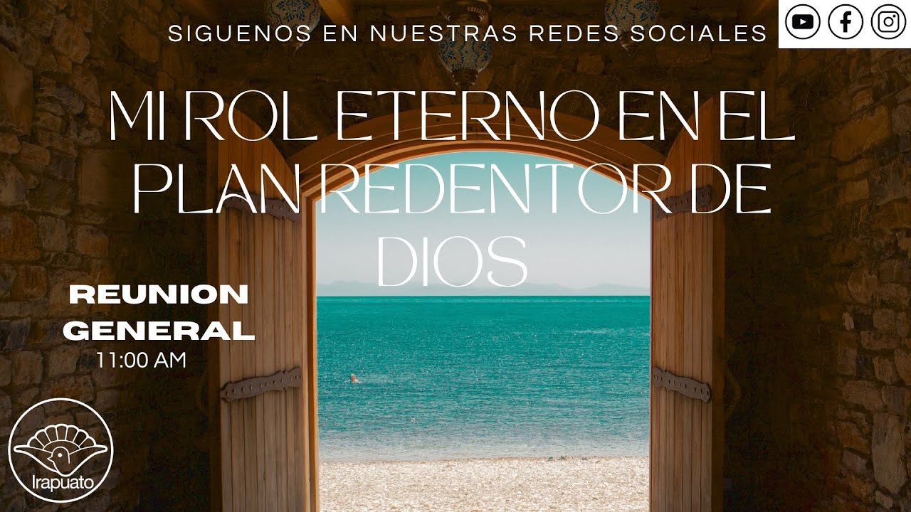 MI ROL ETERNO EN EL PLAN  REDENTOR DE DIOS